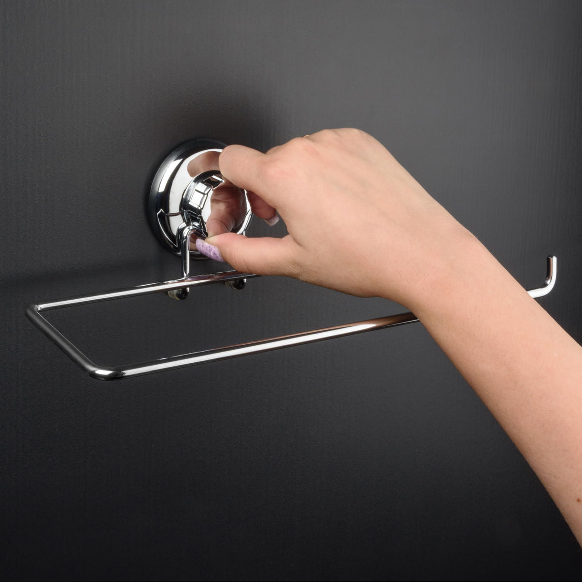 Installation-ready design of HASKO suction cup holder with 3M discs for versatile mounting