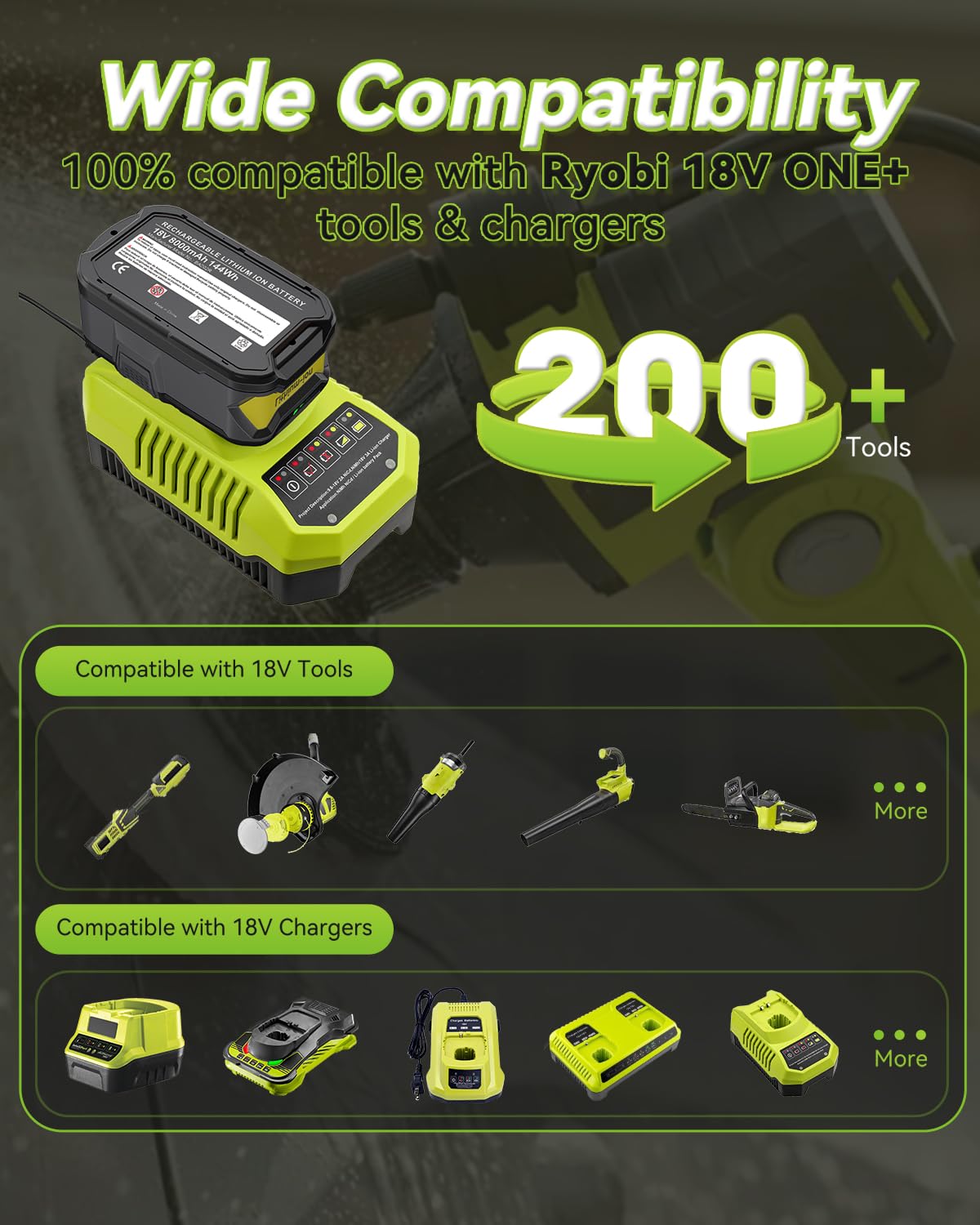 Hastia 8.0Ah battery side label highlighting capacity and safety features.