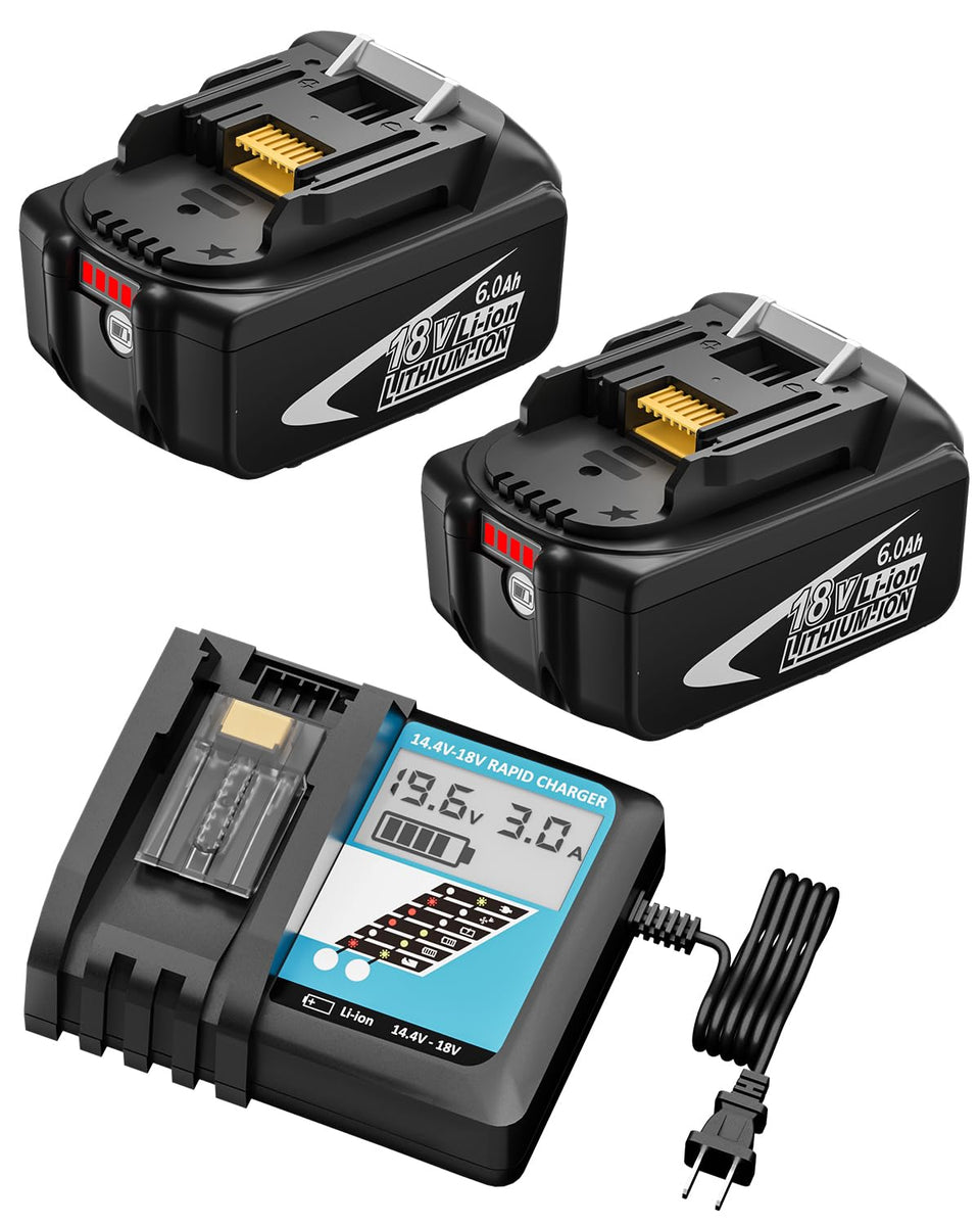 Hastia BL1860B 18V 6.0Ah battery with 108Wh capacity for Makita tools