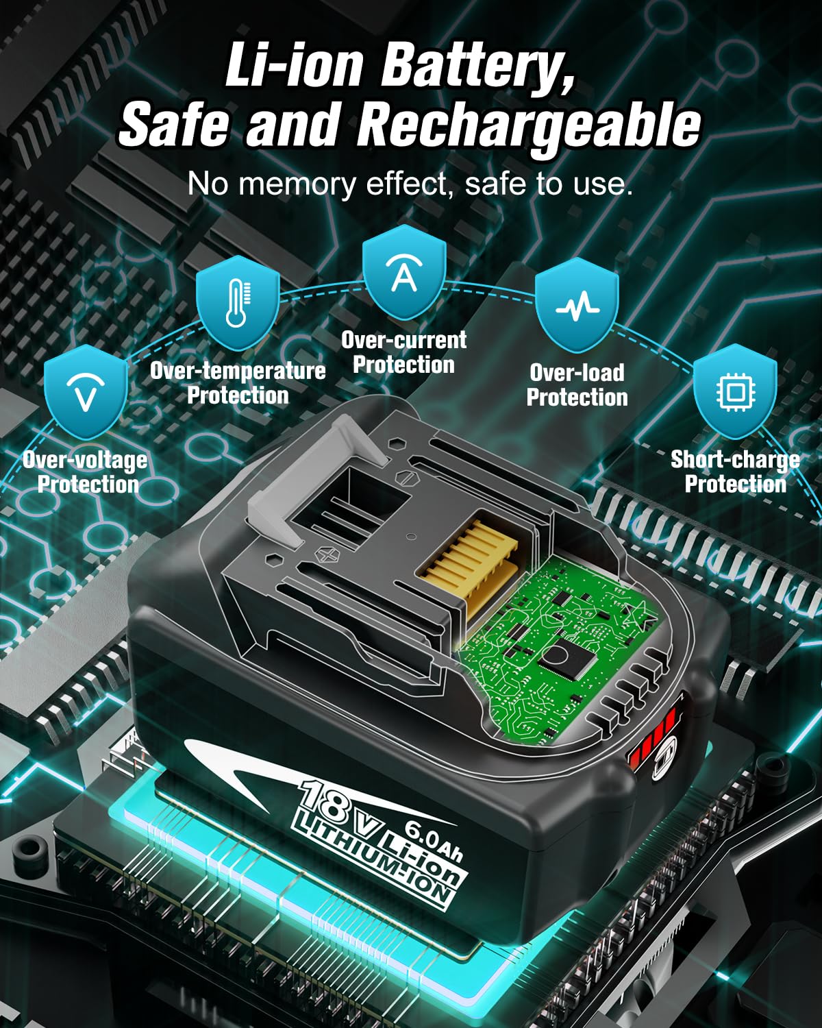 Hastia batteries compatible with Makita 18V tools