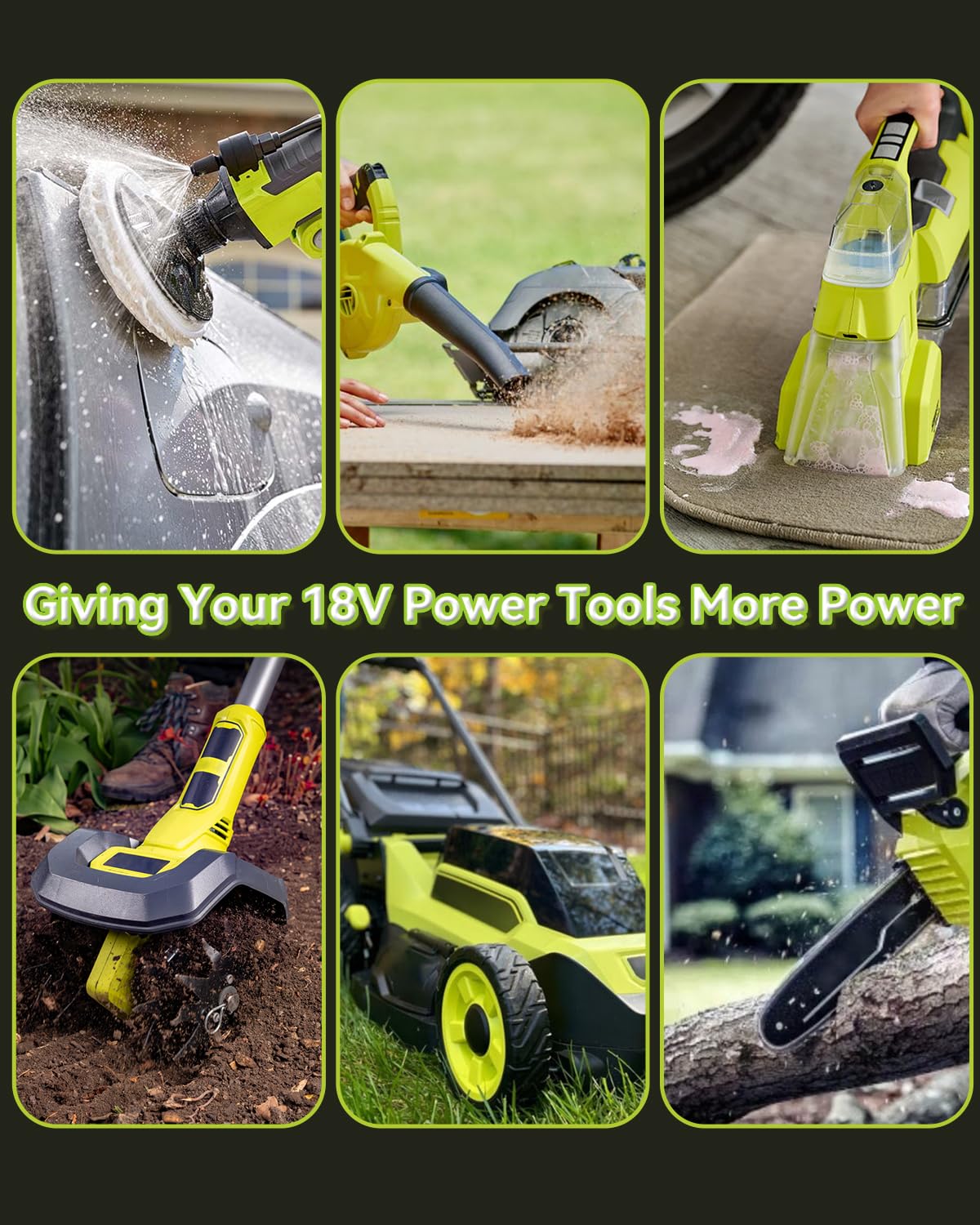 Hastia brand-new packaging for Ryobi 18V battery replacement.
