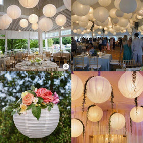 HAUSPROFI wedding and party decor ideal for indoor or outdoor settings.
