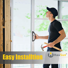 Hausun installation steps setup illustrating a DIY replacement process.
