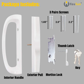 HauSun mortise lock ensures reliable latching for sliding doors