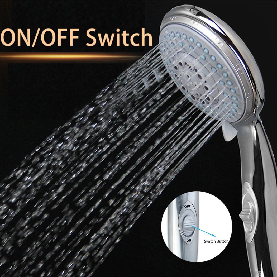 HauSun universal adapter ensures quick, tool-free installation on most shower arms.