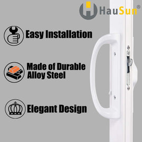 HauSun white diecast components reflect durable, long-lasting hardware finish.