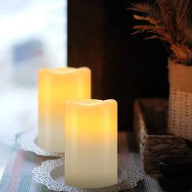 Hausware wax-look candles decorate tables without heat or mess