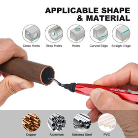 HAUTMEC deburring blade included for a smooth finish.