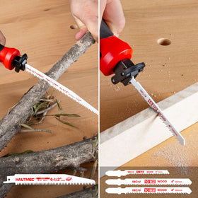HAUTMEC ergonomic anti-slip grip reduces fatigue during use.