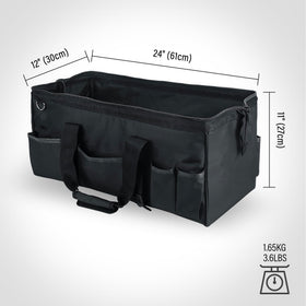 HAUTMEC HT0184 21 pockets organize tools and accessories efficiently.