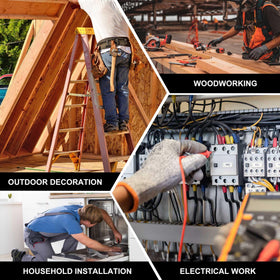 HAUTMEC HT0184 durable construction withstands daily jobsite use.