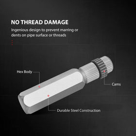 HAUTMEC 3/4 inch wrench delivers a secure grip on stubborn pipes.