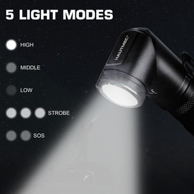 HAUTMEC pocket clip keeps the light secure during DIY tasks.