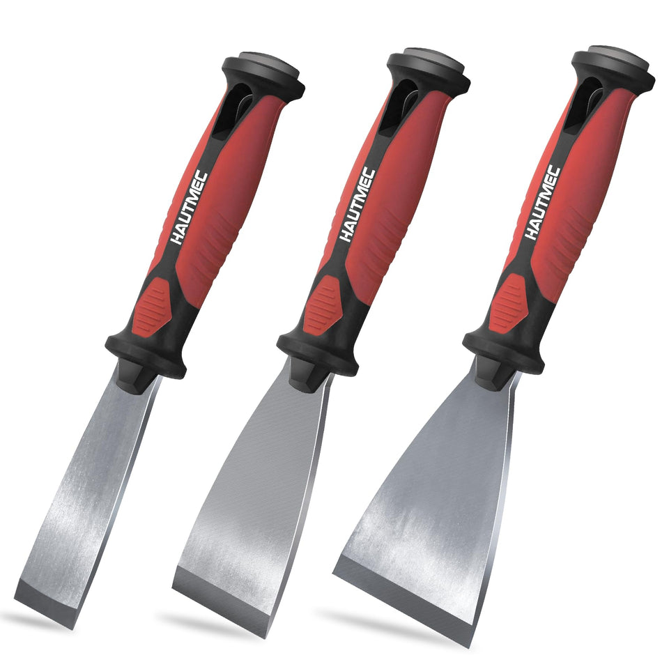 HAUTMEC putty knife set 1.25in blade for precise scraping and putty prep