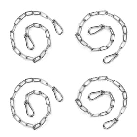 HAVANSIDY 24-inch gate chain with carabiners secures outdoor gates.