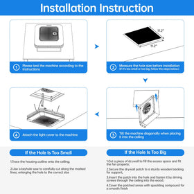 Hawkrown 230 CFM fan reducing humidity and fog on mirrors.