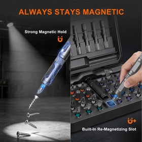 Hazxh transformable T-handle offers high torque for stubborn screws and deep access.