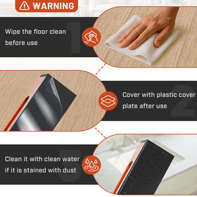 Hazztoll Floor Gap Fixer complete accessory set for quick repairs