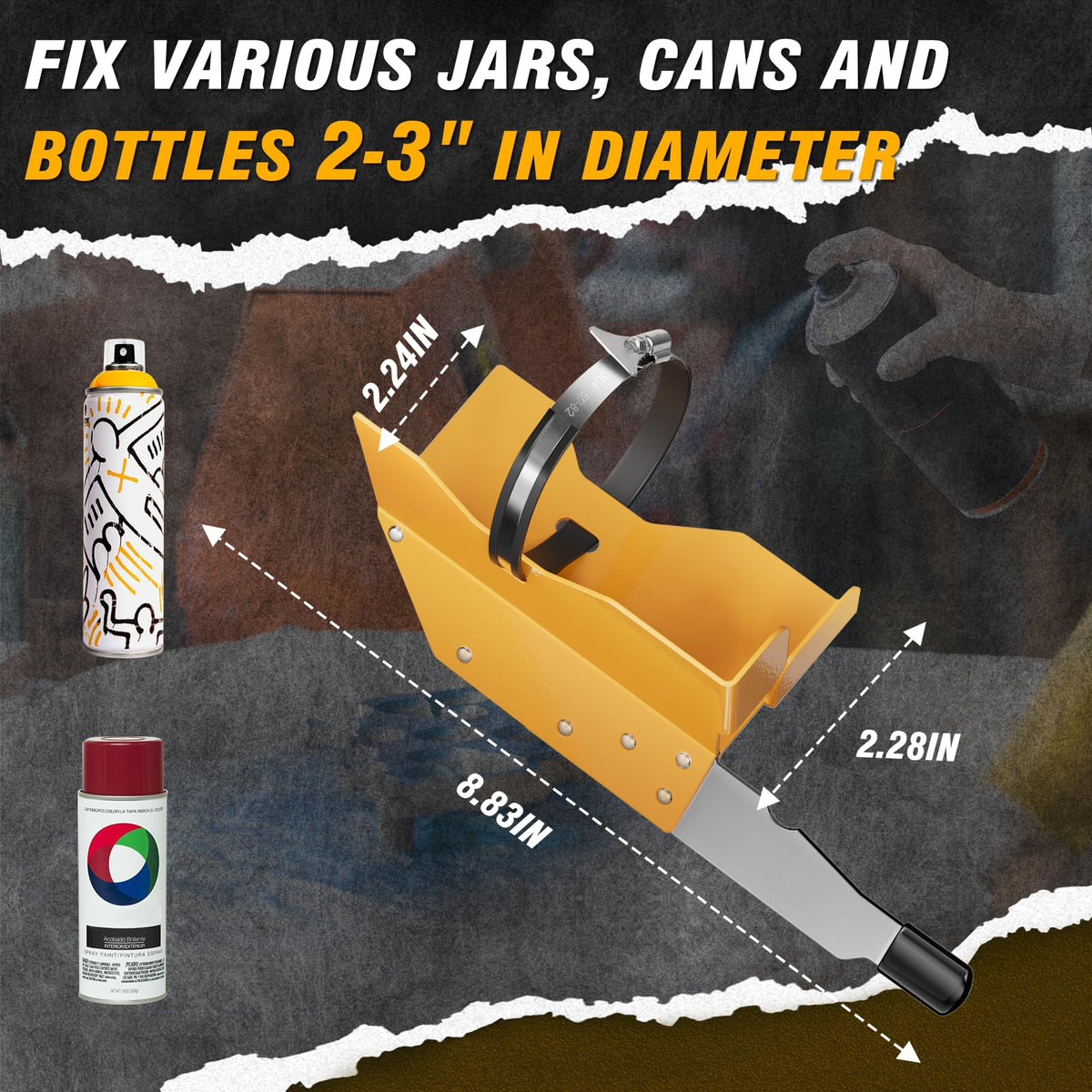 Hazztoll compatible with standard reciprocating saws for versatile mixing
