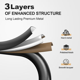 HBTower 2-step ladder with wide pedals for stable stepping.