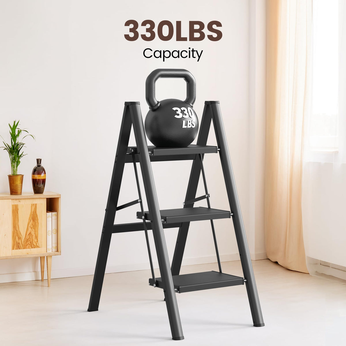 HBTower foldable compact design stores easily when not in use