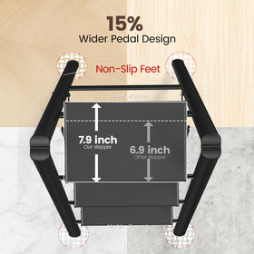 HBTower sturdy aluminum frame supports up to 330 pounds
