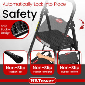 HB Tower 330 lbs capacity supports sturdy tasks around the house.