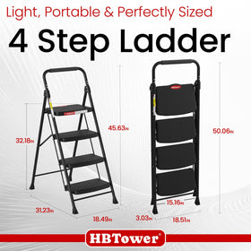 HB Tower compact fold design makes storage quick after chores.
