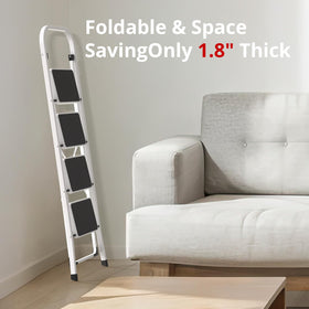 HBTower safety handrail provides extra support when climbing.