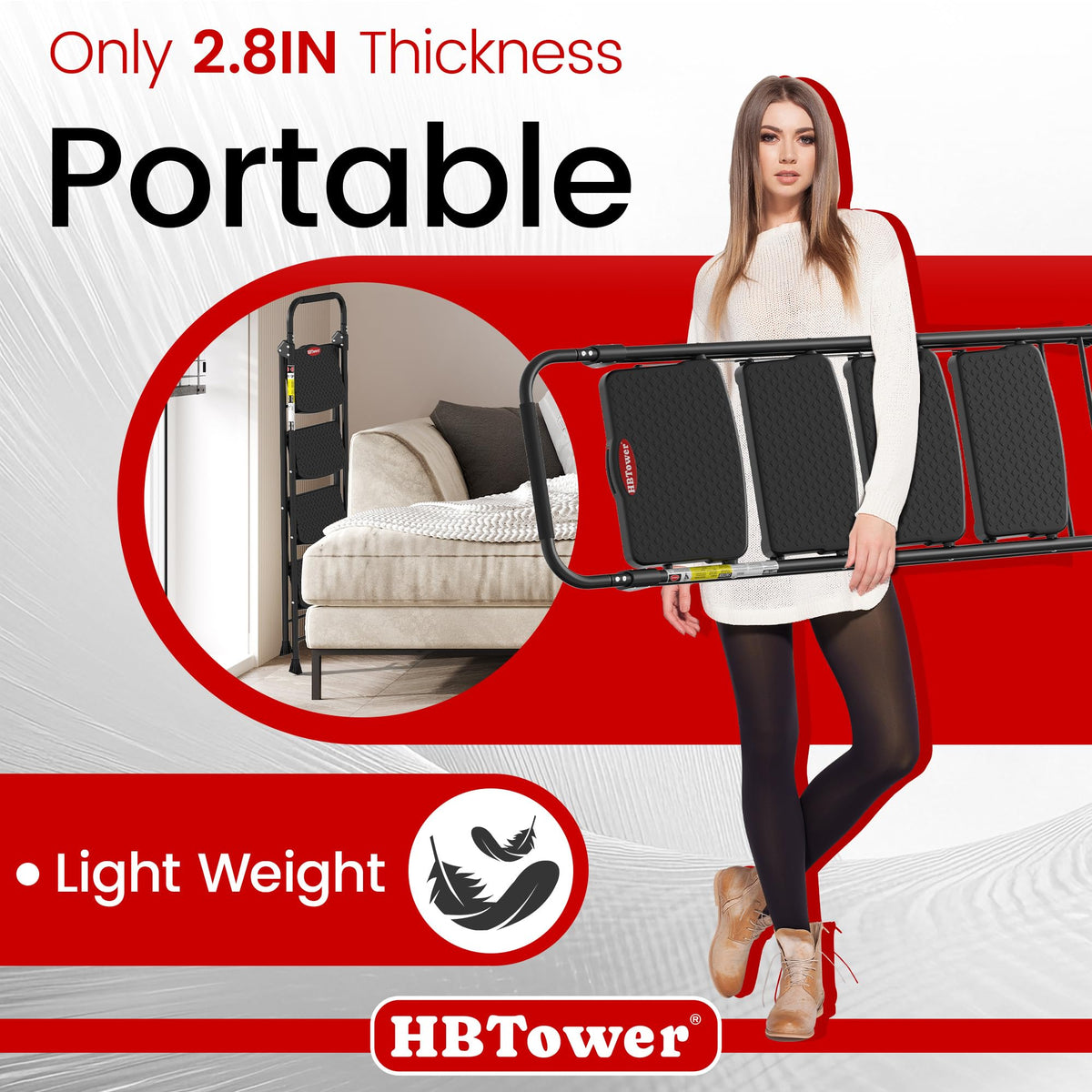 HB Tower secure locking system ensures stable use during projects.