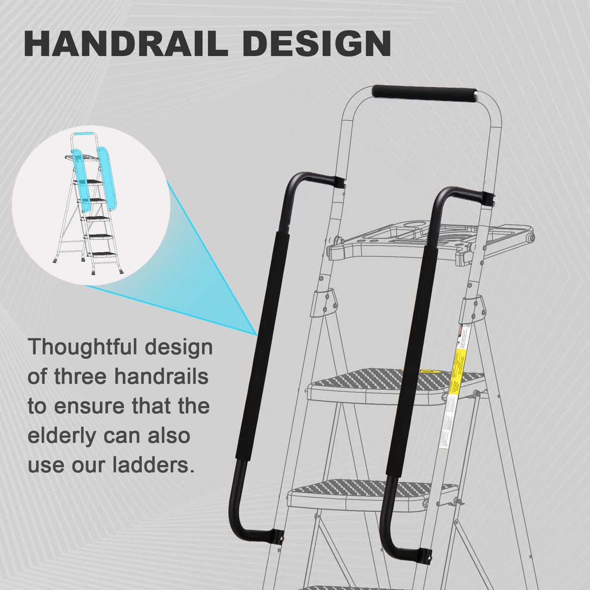 HB Tower non-slip pedals ensure secure footing on every step.