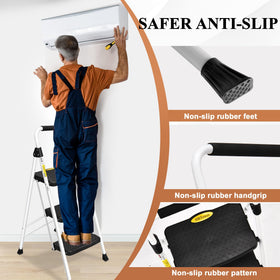 HBTower non-slip wide treads and soft sponge handle