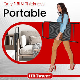 HBtower wide anti-slip steps ensure secure footing during use