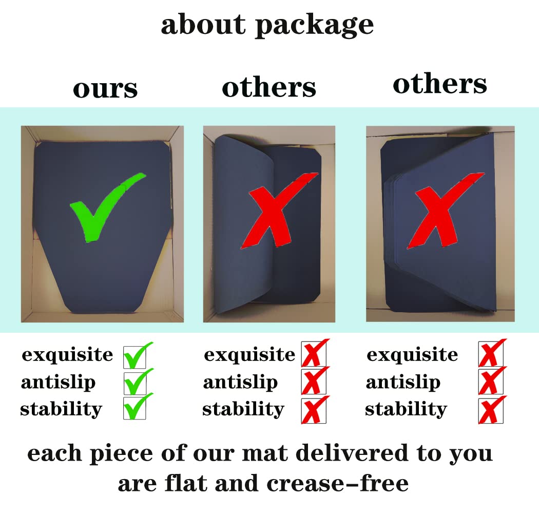 HBGOTL urinal mats heavy-duty coverage for high-traffic restrooms