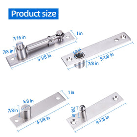 HBL' 100kg load-bearing hinge provides solid support for heavy doors.
