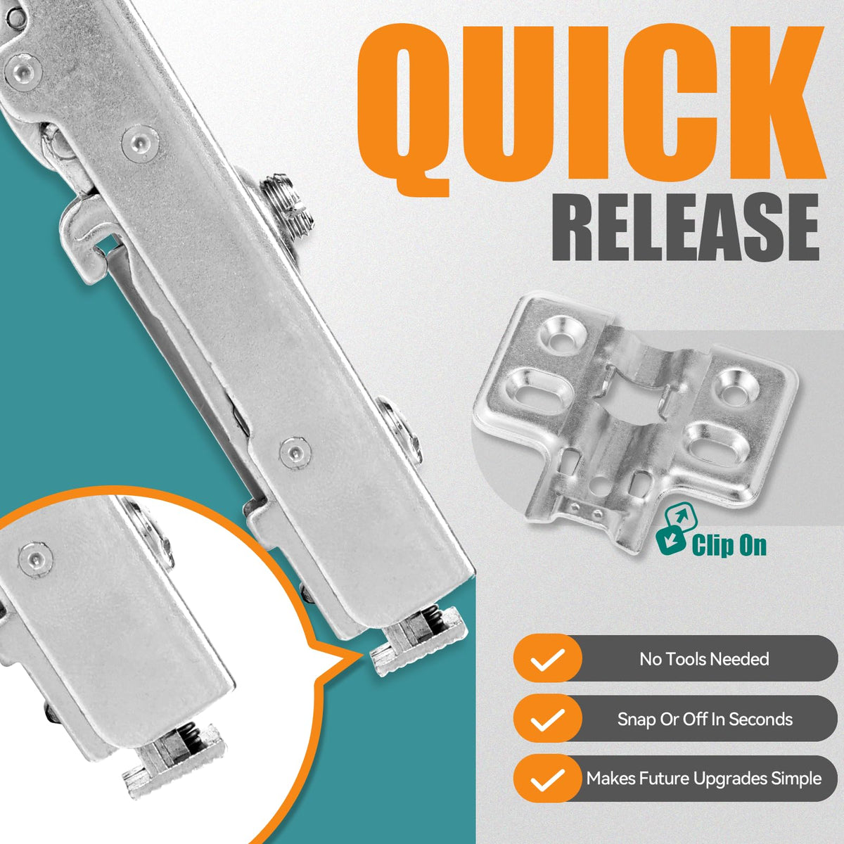 HBL' 110° full overlay for full door coverage