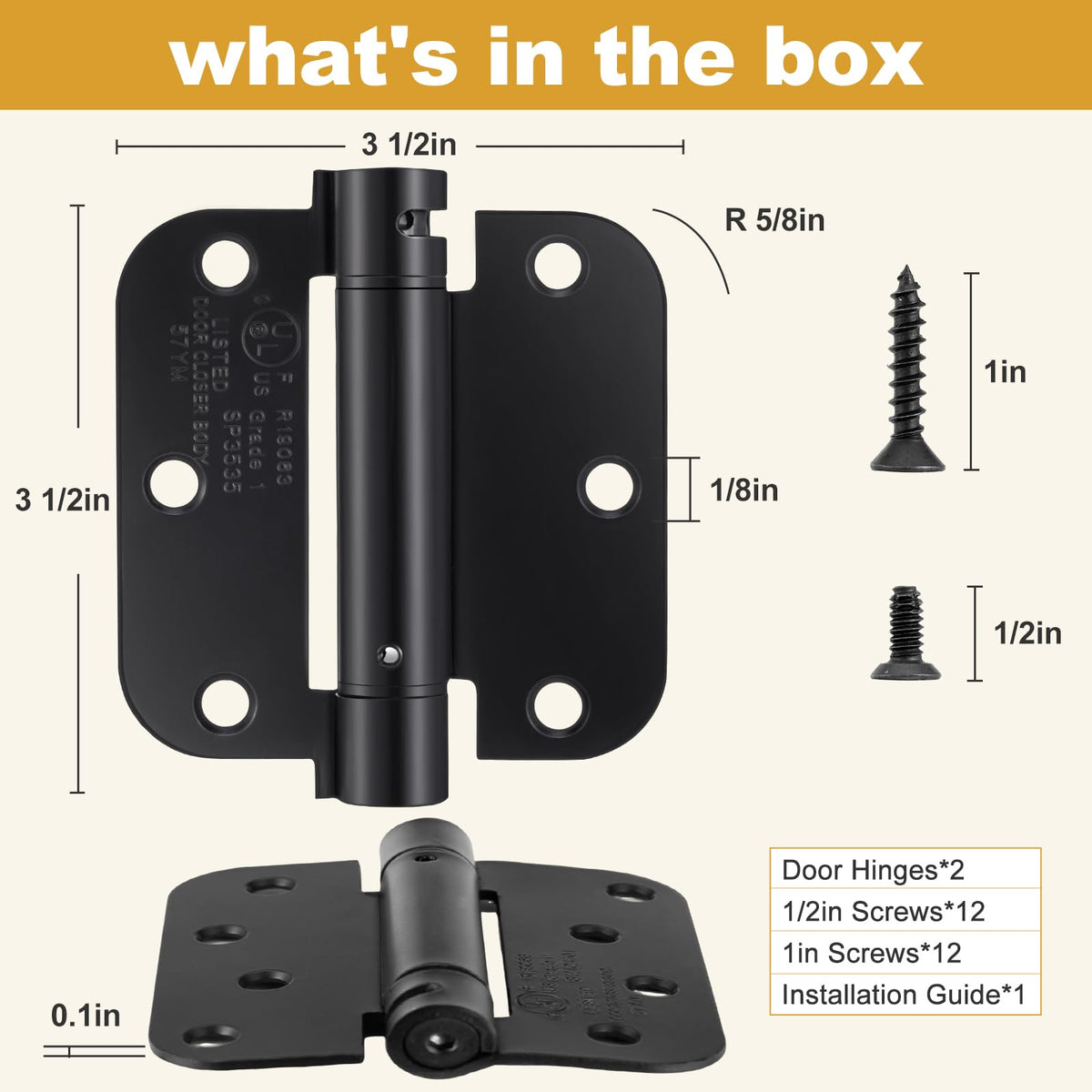 HBL' 2-pack is UL-listed and ANSI Grade 1 for reliable performance.