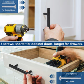 HBL' 3-inch center-to-center pull fits most cabinets and drawers