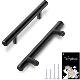 HBL' 30-pack matte black cabinet pulls for a modern kitchen upgrade