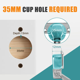 HBL' 3D adjustable hinge for precise door alignment