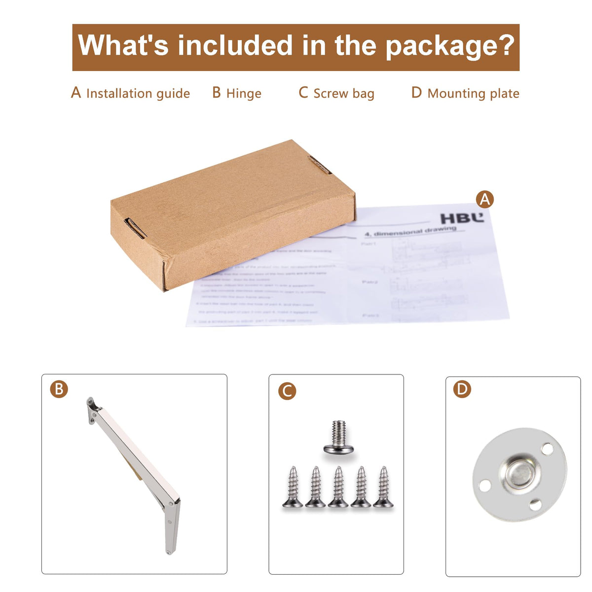 HBL 150N hinges ensure smooth operation on metal tool boxes