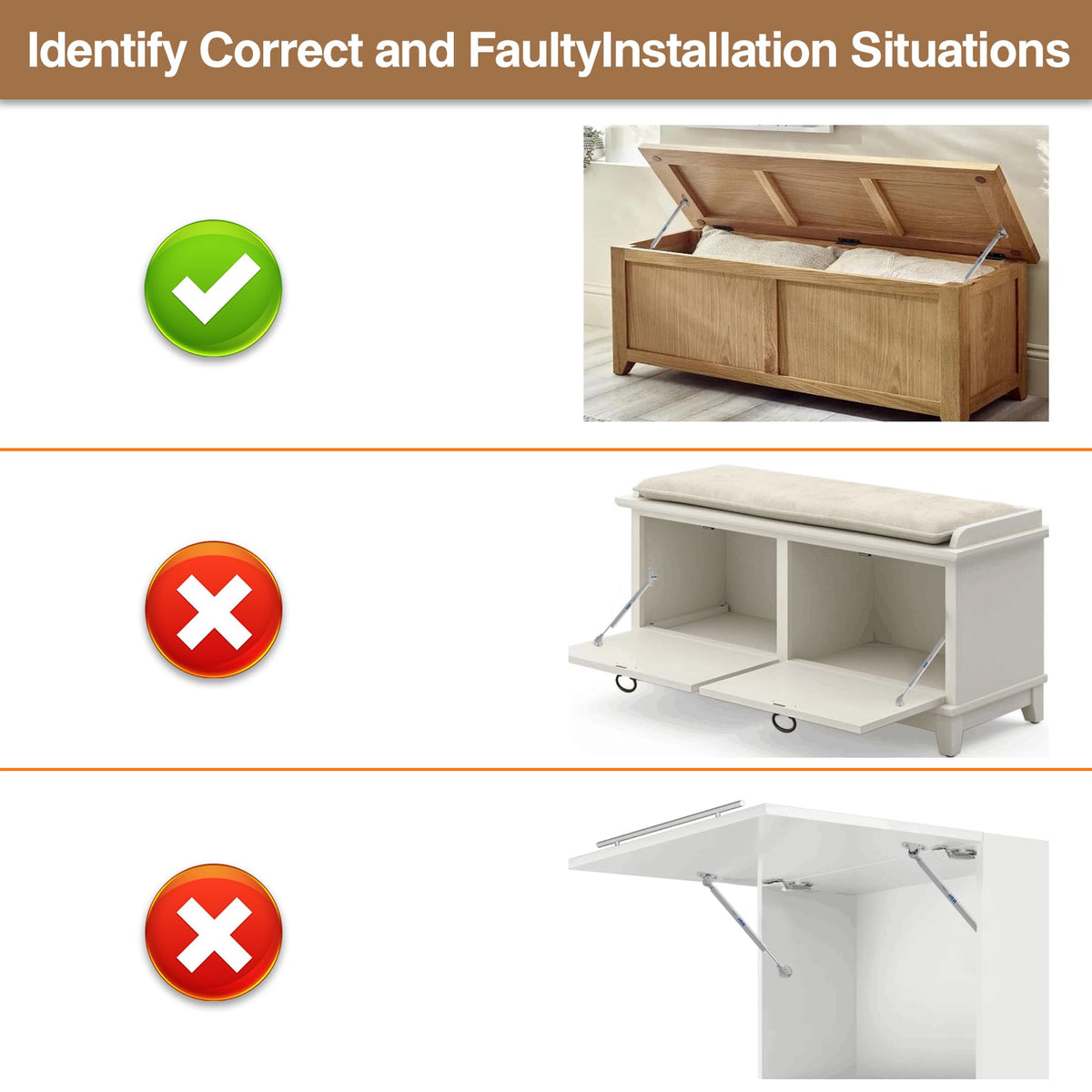 Left or right mounting flexibility shown by HBL' lid closer.
