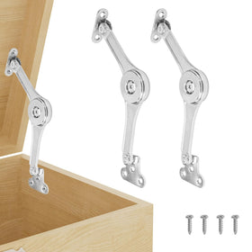 HBL' lid stay hinge closeup showing smooth operation for small toy chests.