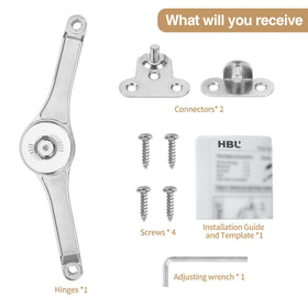 HBL' toy box application illustrates safe, controlled lid opening.