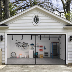 HBlife garage screen door fits 16x7 opening with easy airflow
