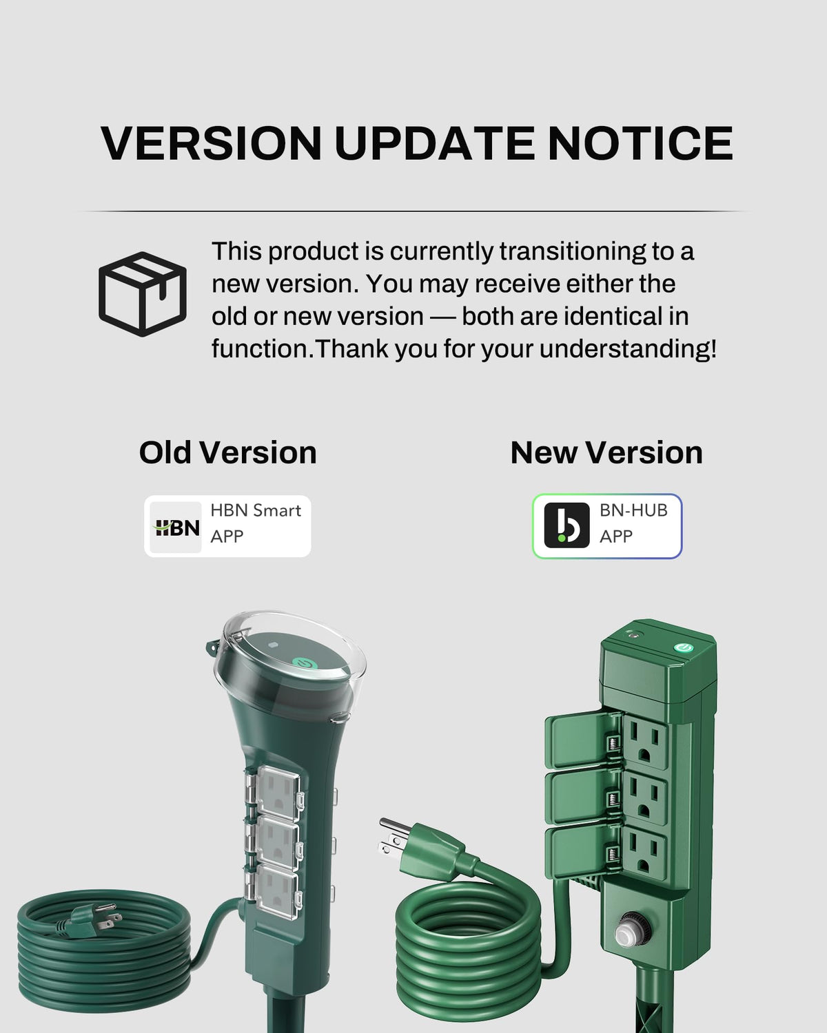 HBN IP44 waterproof outlet keeps outdoor electronics protected in rain and splashes.