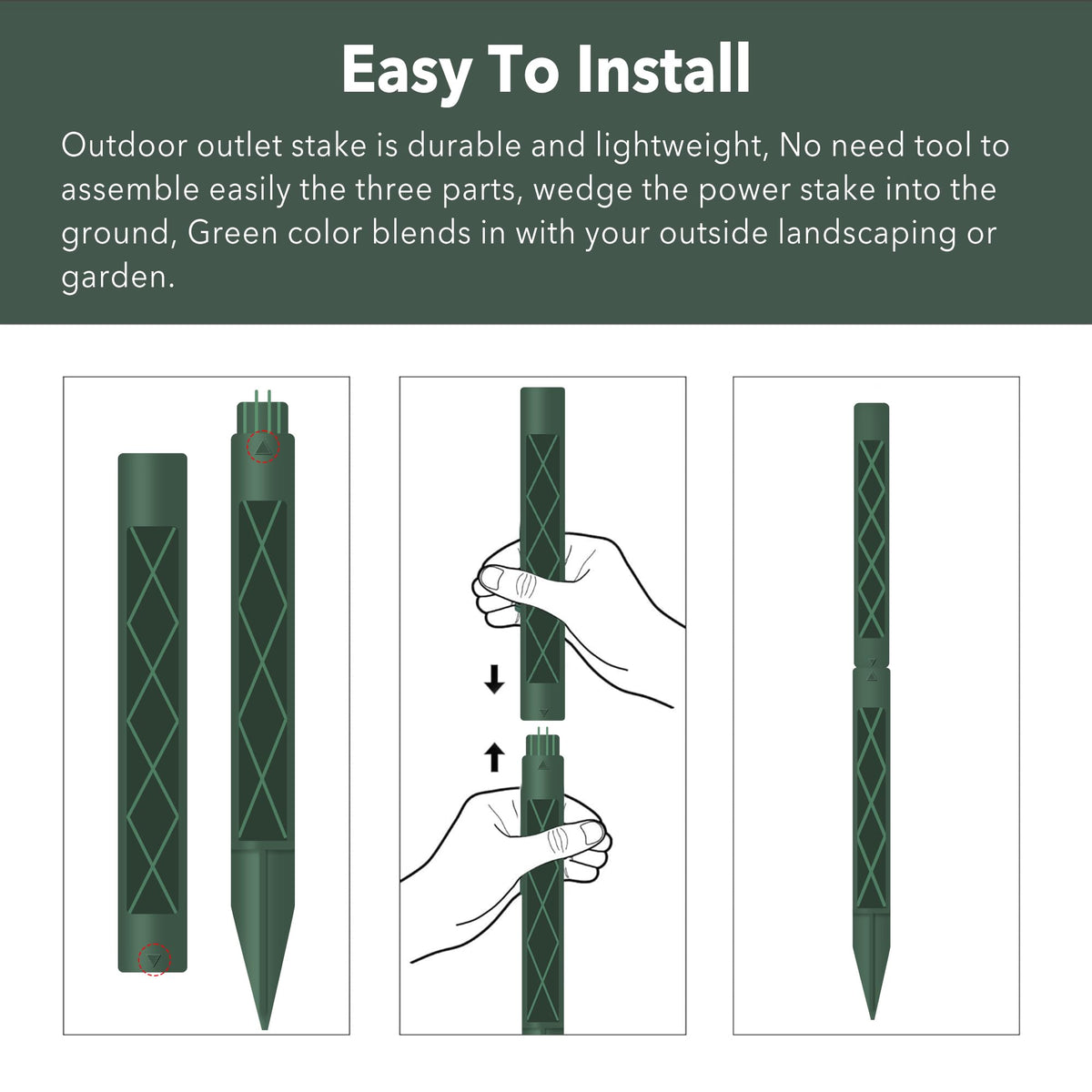 HBN weatherproof outlet provides reliable power for seasonal lighting and decorations