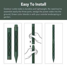 HBN weatherproof outlet provides reliable power for seasonal lighting and decorations