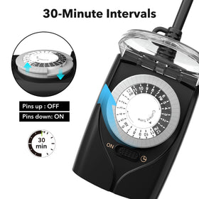 HBN waterproof cover visible on timer for easy task monitoring