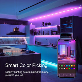 HBOWMDJIA LED lights app control offers convenient smartphone-based customization